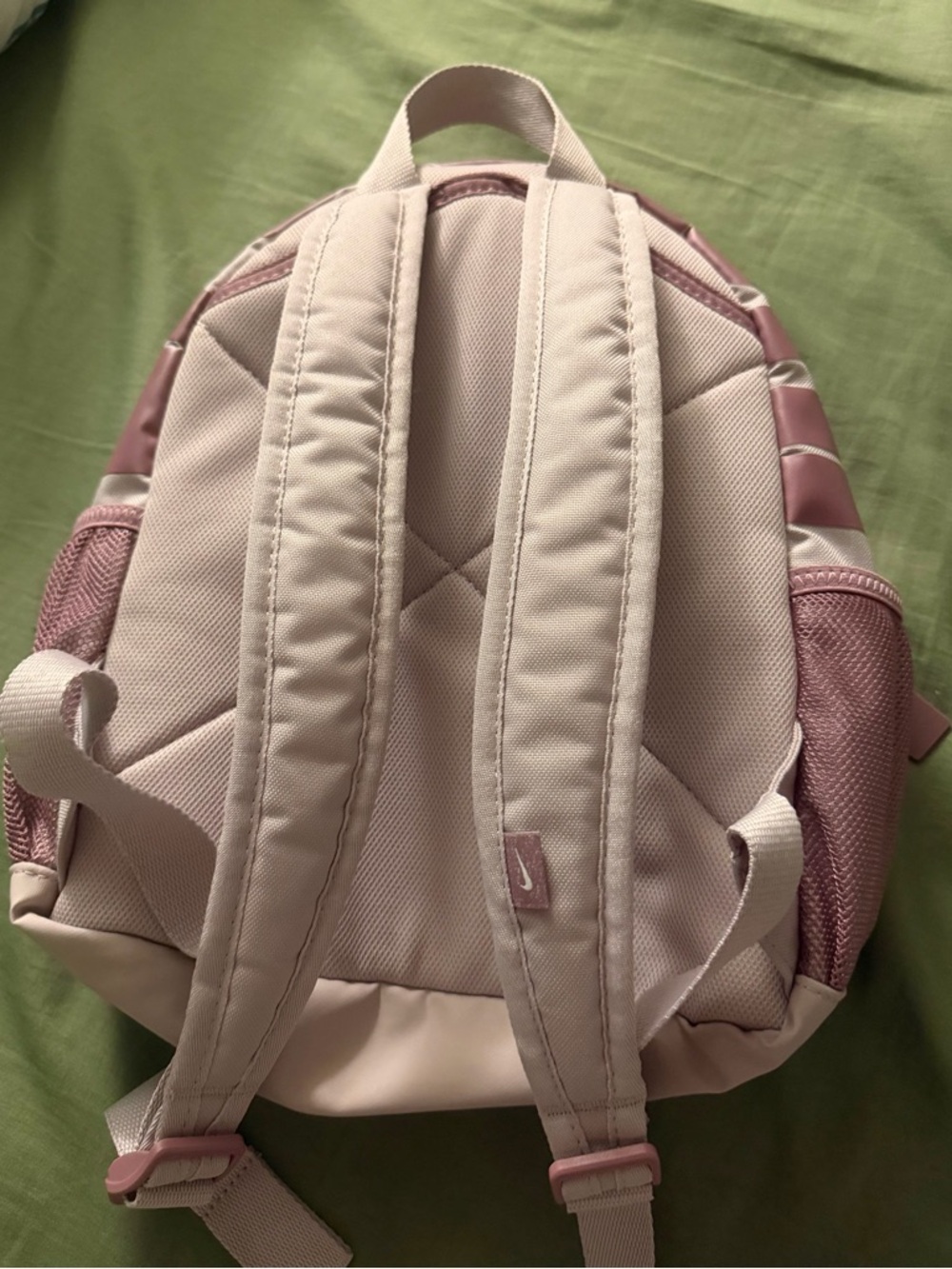 Nike Light Pink Mini Backpack with White Swoosh - Picture 3 of 3